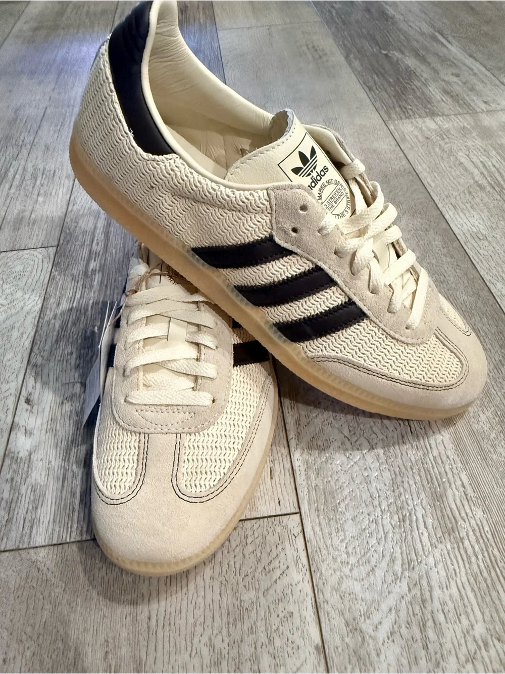 adidas Samba OG Knit Cream Brown Men’s 10.5 NWT